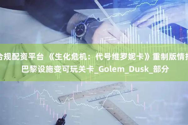 合规配资平台 《生化危机：代号维罗妮卡》重制版情报 巴黎设施变可玩关卡_Golem_Dusk_部分