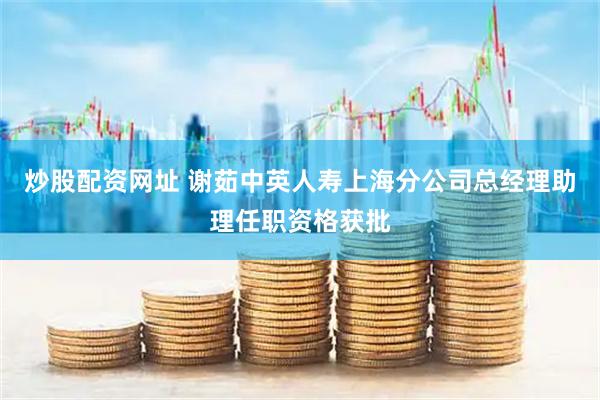 炒股配资网址 谢茹中英人寿上海分公司总经理助理任职资格获批